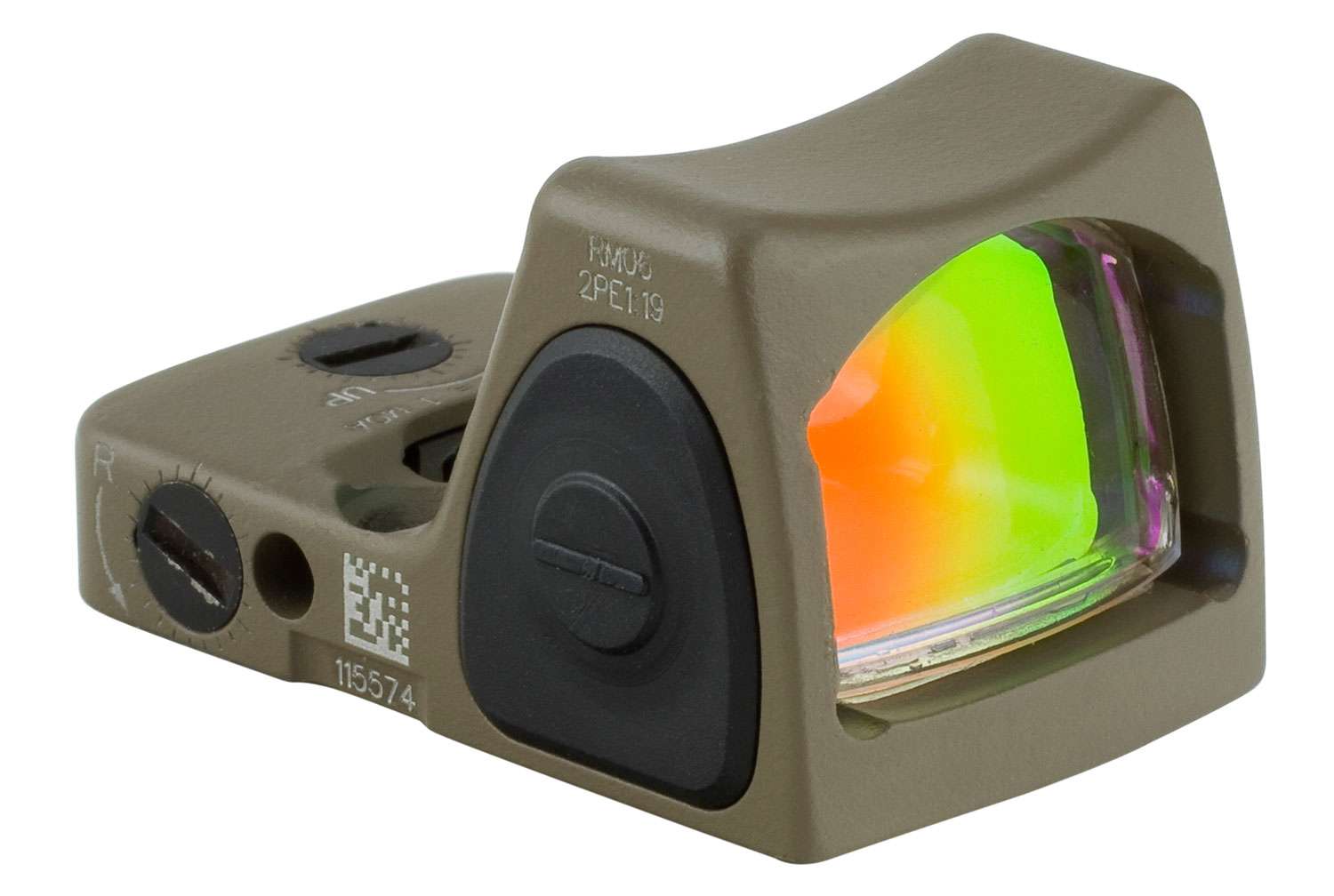 Most Durable Rmr Trijicon RMR Adjustable LED Type 2 1x 3.25 MOA Illuminated Red Dot Flat ...