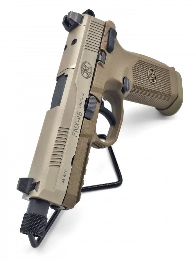 Pre-Owned, FN, FNX45 Tactical, 45 ACP semi auto pistol, 5.3