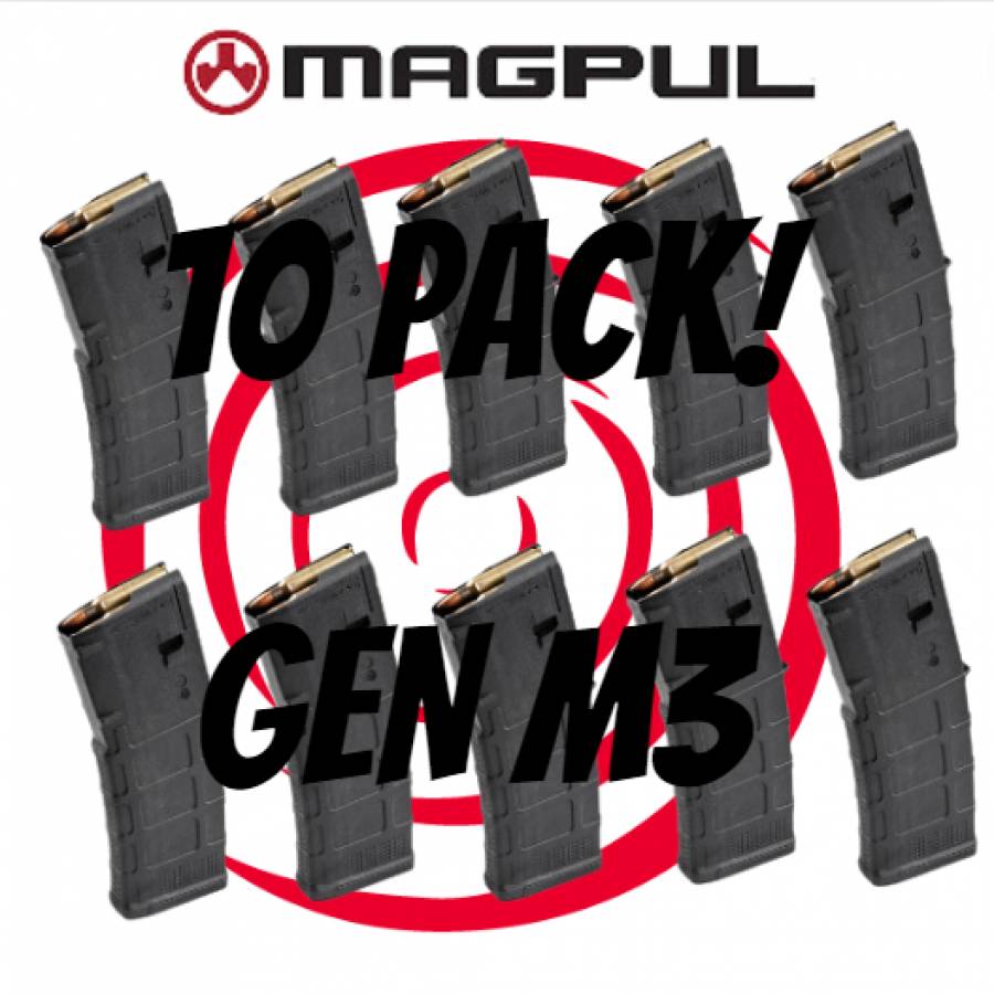 MAGPUL PMAG M3 10 PACK !! Ten Magpul PMAG GEN M3 30 round black