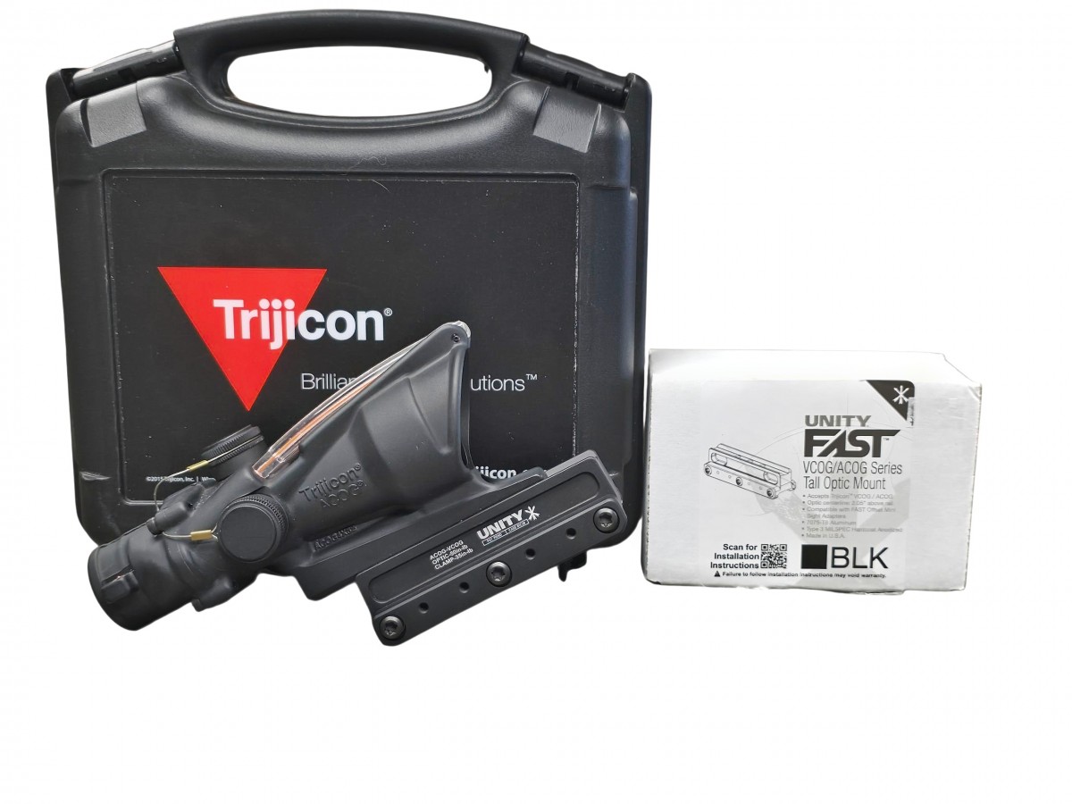 Pre-owned, Trijicon, ACOG TA31-CH, 4x32 Dual Illum Crosshair w/Flattop ...