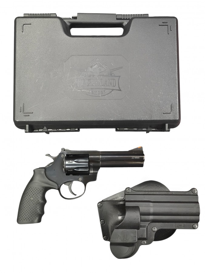 Revolver Balance Pre-Owned, Rock Island, AL 22, 22 WMR Revolver, 4