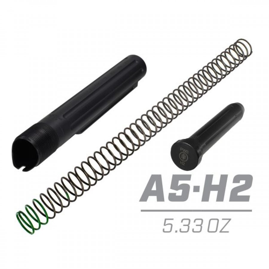 PWS A5 Enhanced Buffer Tube A5H2 Buffer Spring Kit | NJG