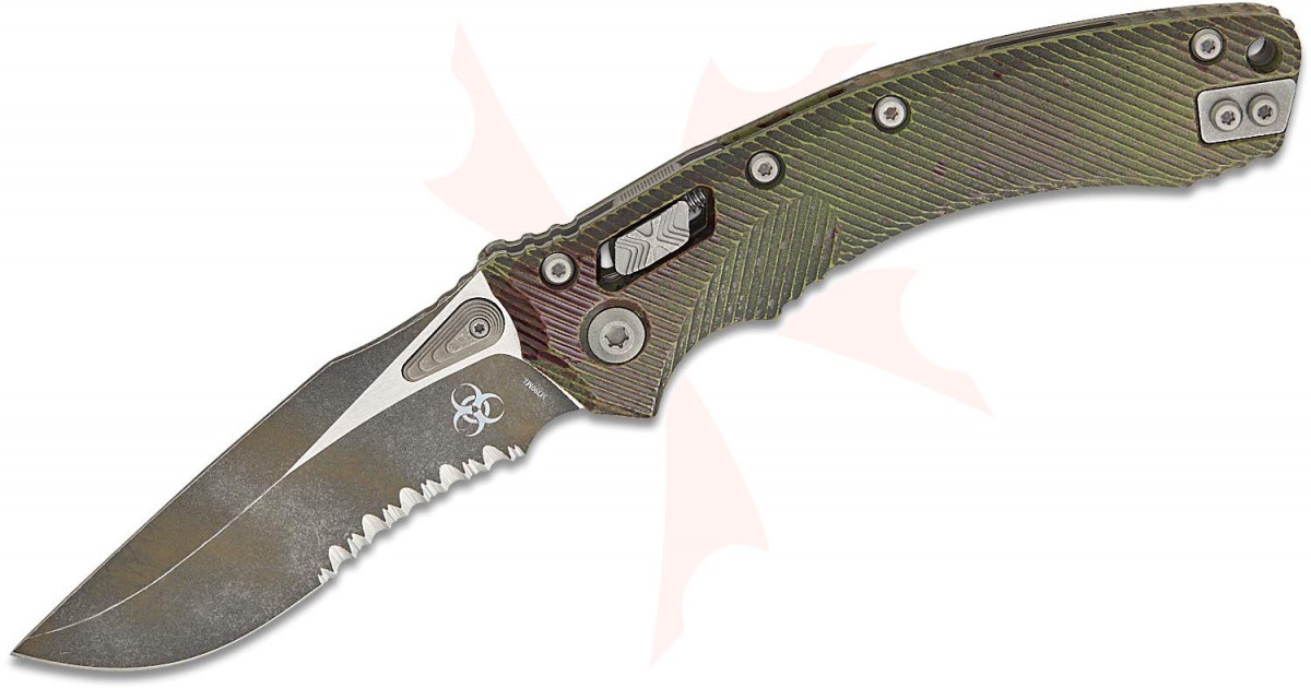 Microtech Models Size Microtech Signature Series Amphibian Manual Folding Knife 3.875