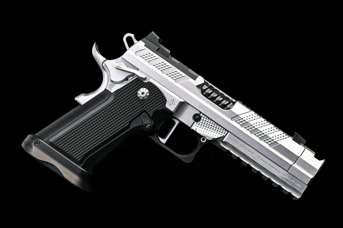 Fusion Firearms XP Pro Comp Chrome 9mm SAO Semi-Auto Double Stack ...