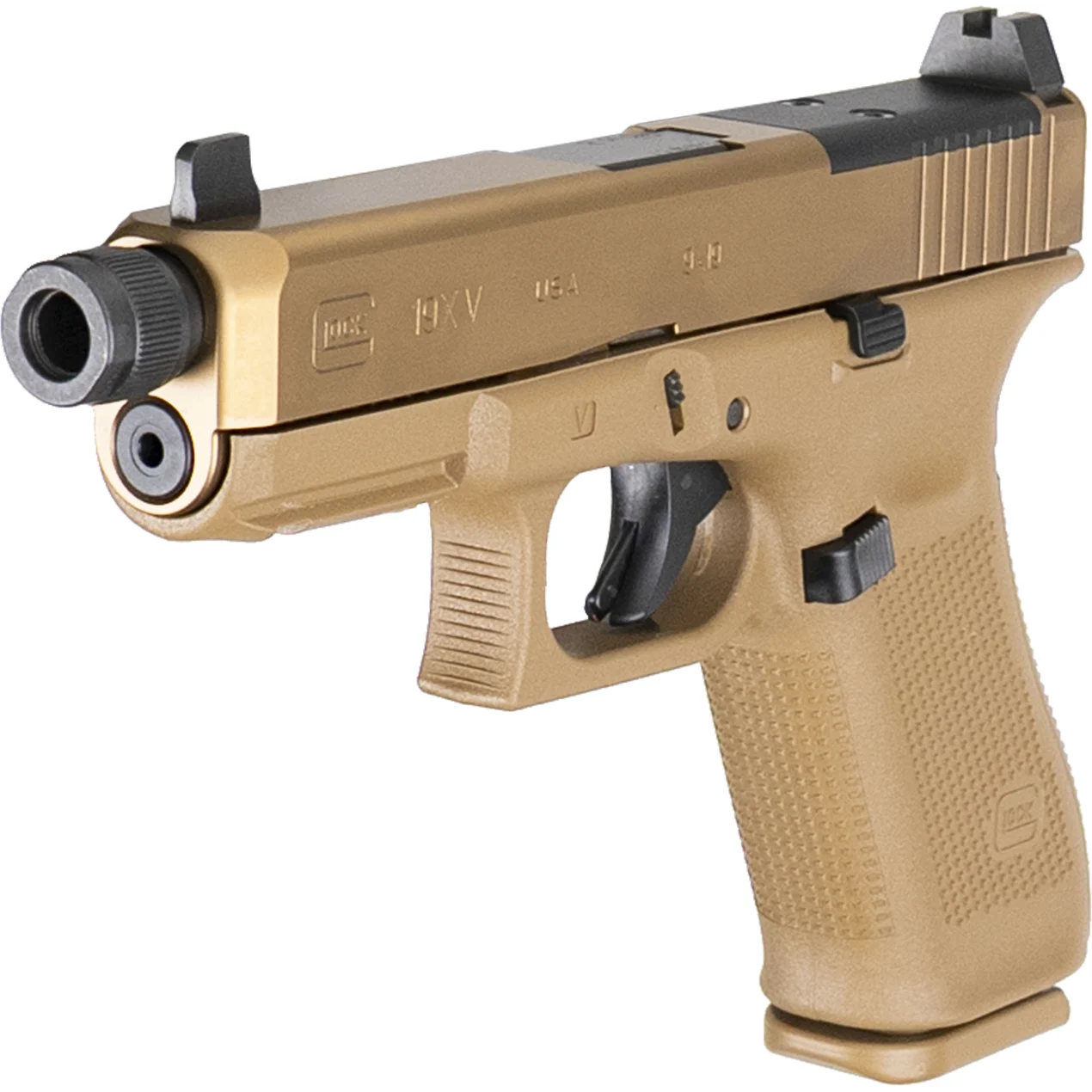 GLOCK, 19X MOS (V), Striker Fired, Semi-automatic, Polymer Frame Pistol ...