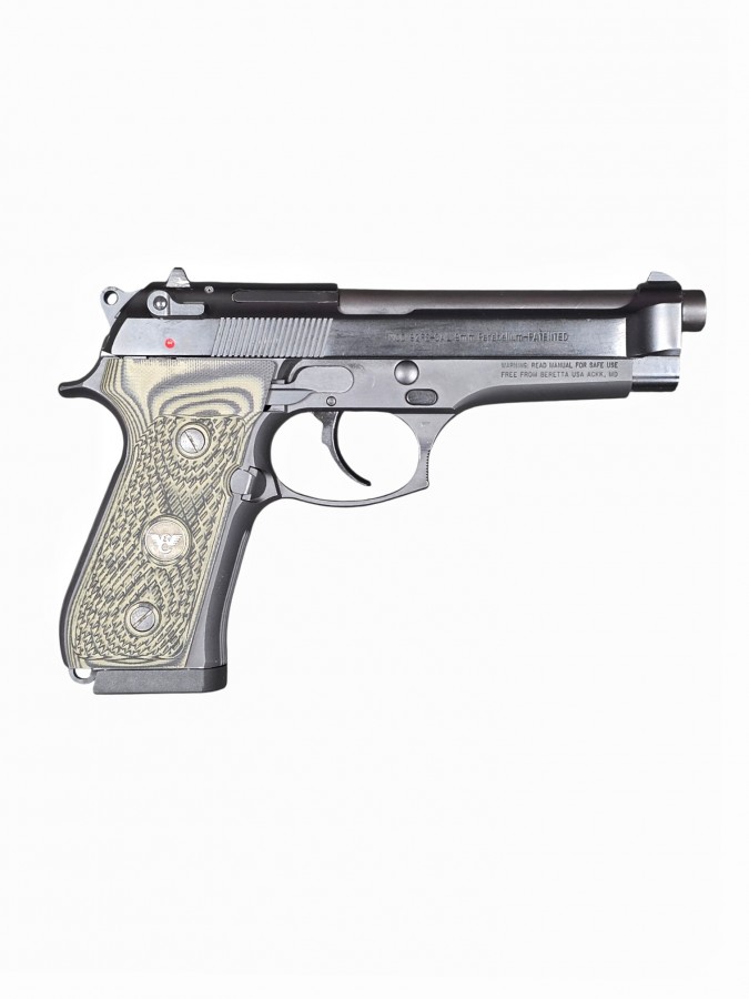 92fs Frame Pre-Owned, Beretta, 92FS, 9MM Semi-Auto Pistol, Black Slide & Frame ...