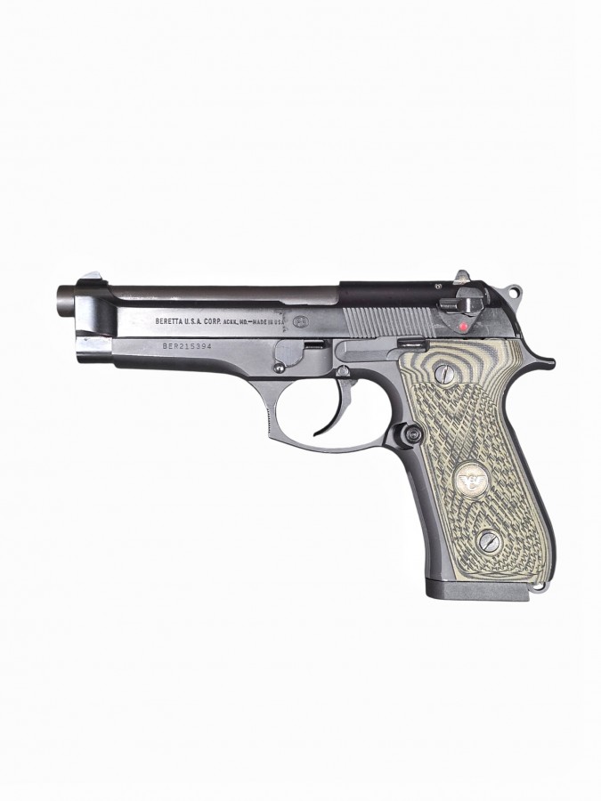 92fs Frame Pre-Owned, Beretta, 92FS, 9MM Semi-Auto Pistol, Black Slide & Frame ...