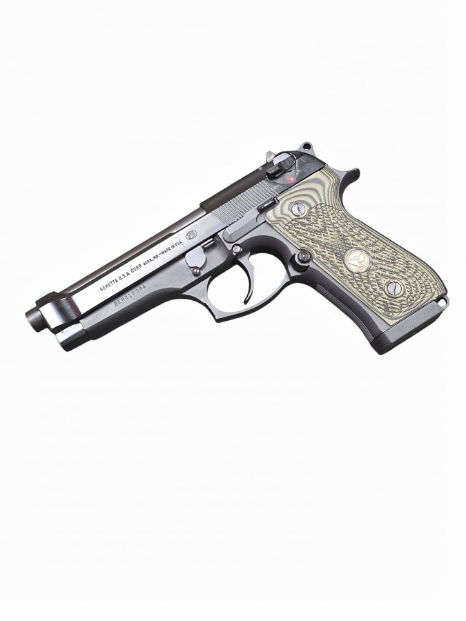 92fs Frame Pre-Owned, Beretta, 92FS, 9MM Semi-Auto Pistol, Black Slide & Frame ...