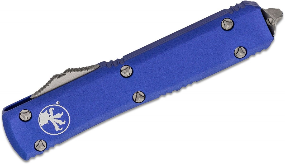 Microtech 121-11PU Ultratech AUTO OTF 3.46" Stonewashed Drop Point ...